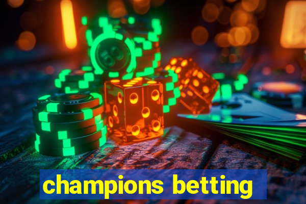 champions betting