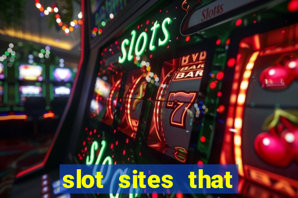 slot sites that accept paypal