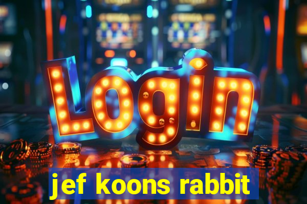 jef koons rabbit