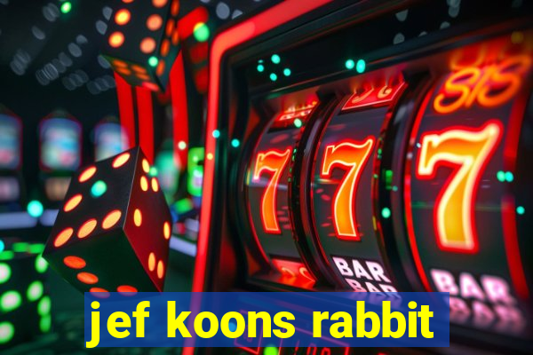 jef koons rabbit