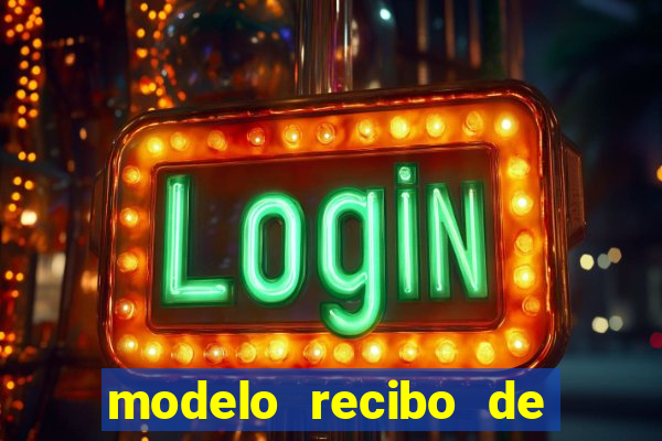 modelo recibo de pagamento autonomo