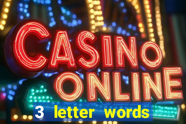 3 letter words from casino