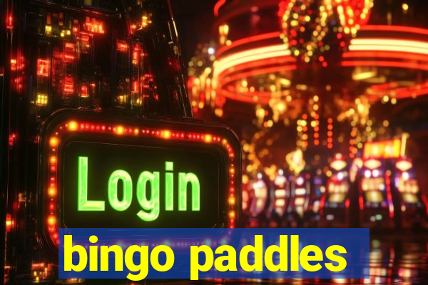 bingo paddles