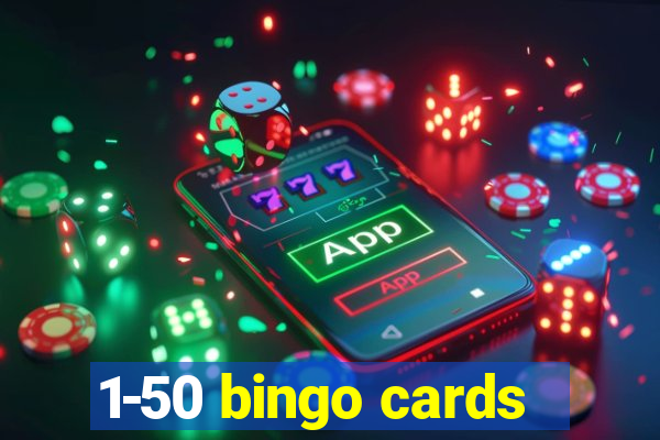 1-50 bingo cards