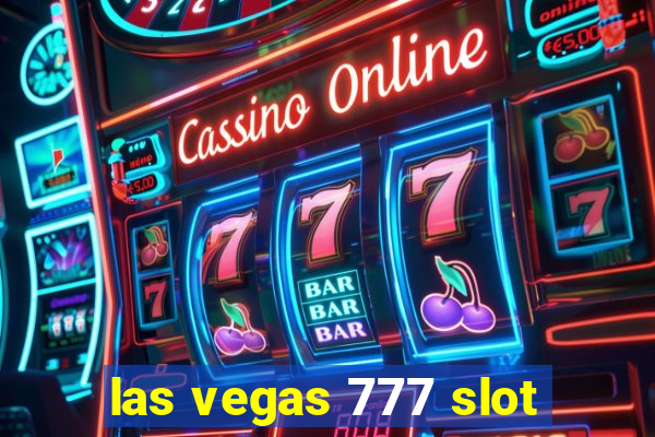 las vegas 777 slot