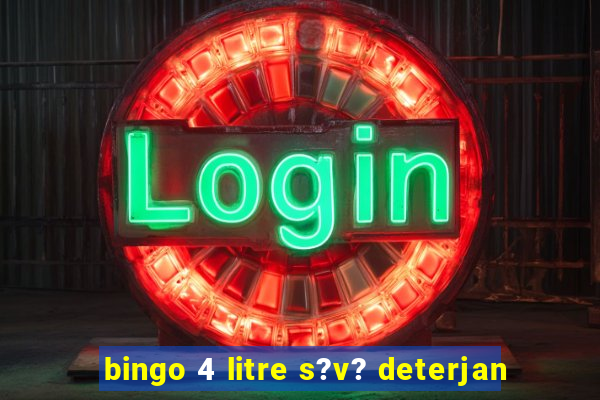 bingo 4 litre s?v? deterjan