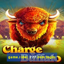 game.rider 777.com login