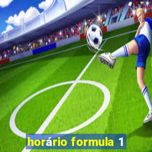 horário formula 1