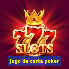 jogo de carta poker