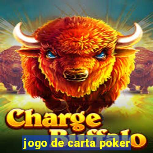 jogo de carta poker