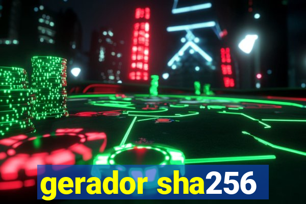 gerador sha256