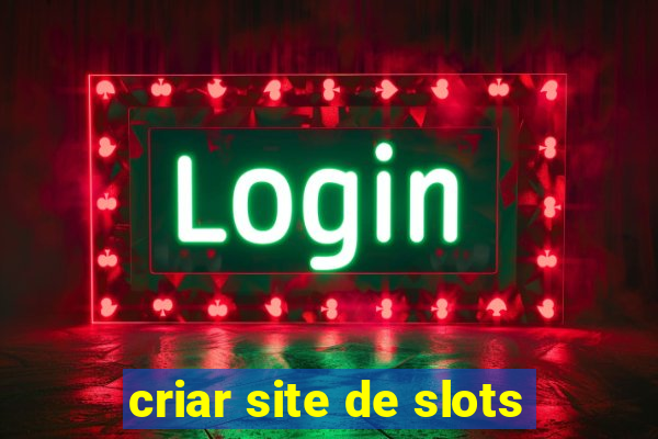 criar site de slots