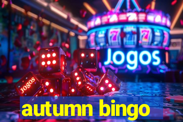 autumn bingo