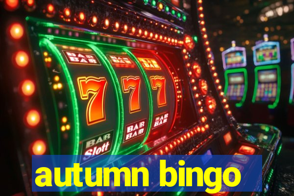 autumn bingo