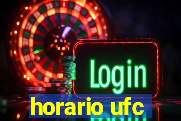 horario ufc