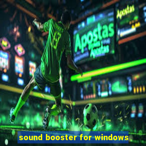 sound booster for windows