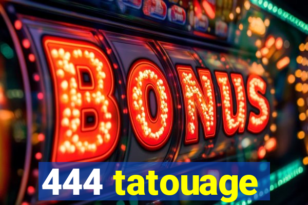 444 tatouage