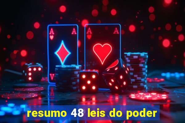 resumo 48 leis do poder