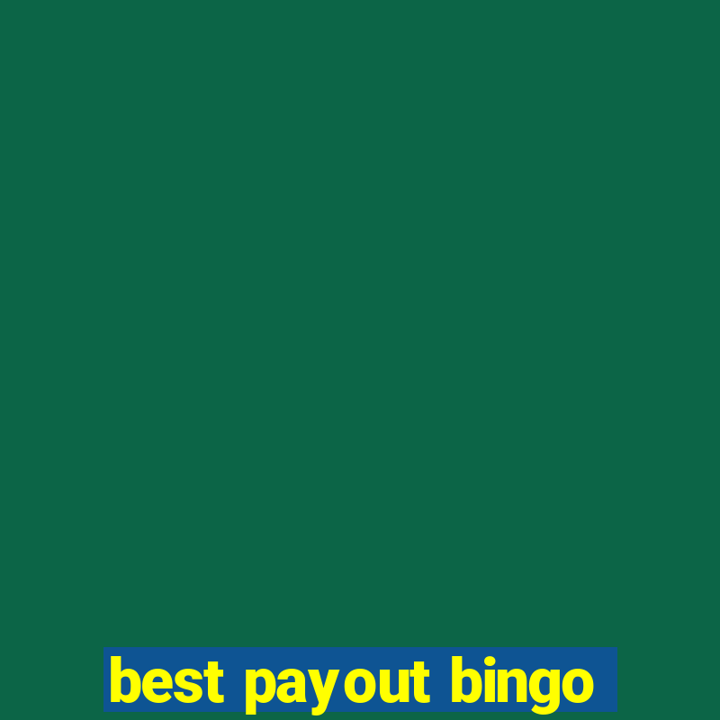 best payout bingo