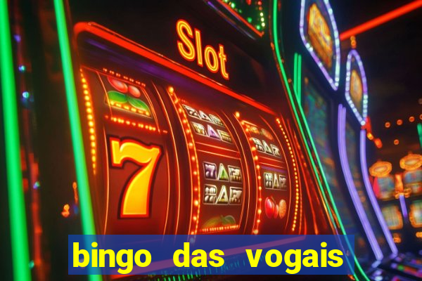 bingo das vogais colorido para imprimir