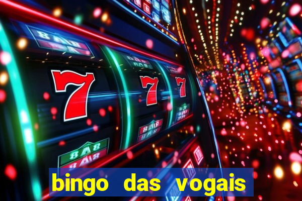 bingo das vogais colorido para imprimir