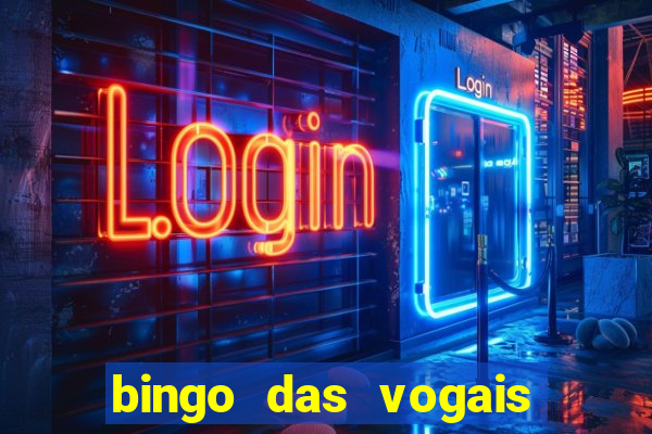 bingo das vogais colorido para imprimir