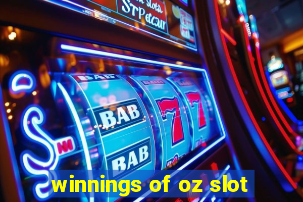 winnings of oz slot