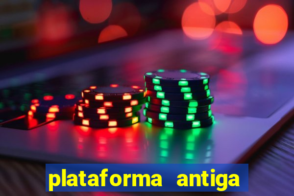 plataforma antiga de jogos