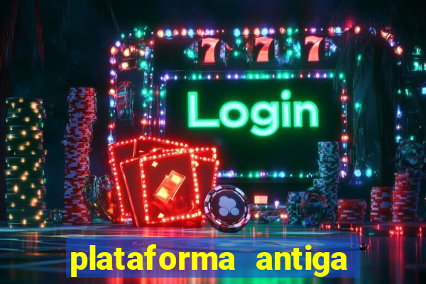 plataforma antiga de jogos