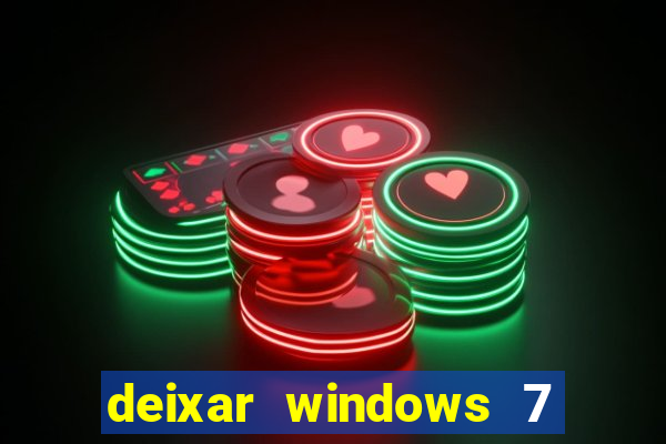 deixar windows 7 mais rapido