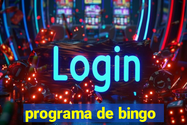 programa de bingo