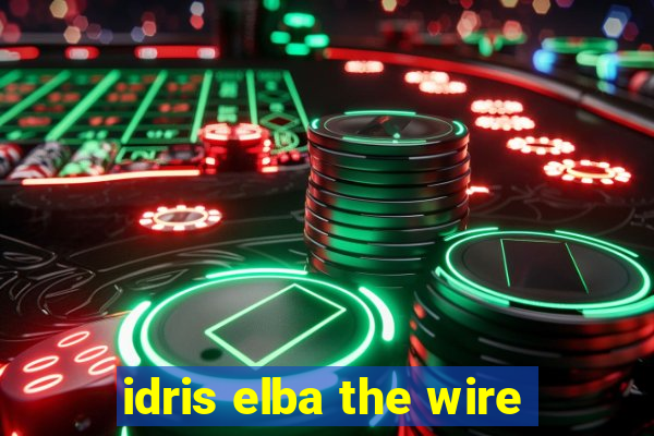 idris elba the wire