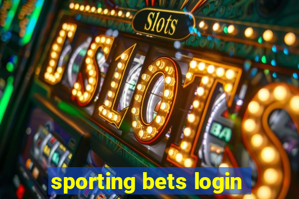 sporting bets login