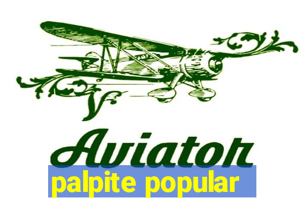 palpite popular