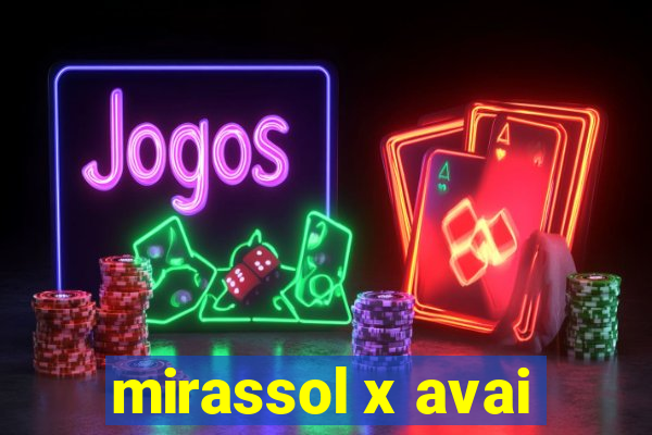 mirassol x avai