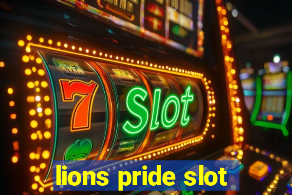 lions pride slot