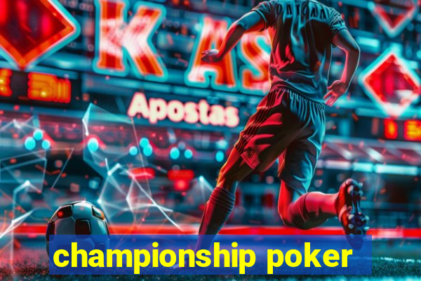 championship poker