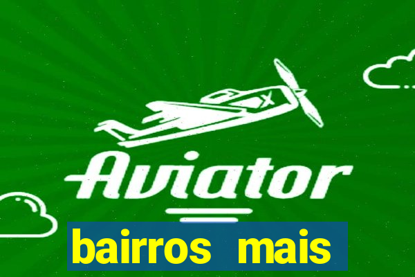 bairros mais perigosos de bh