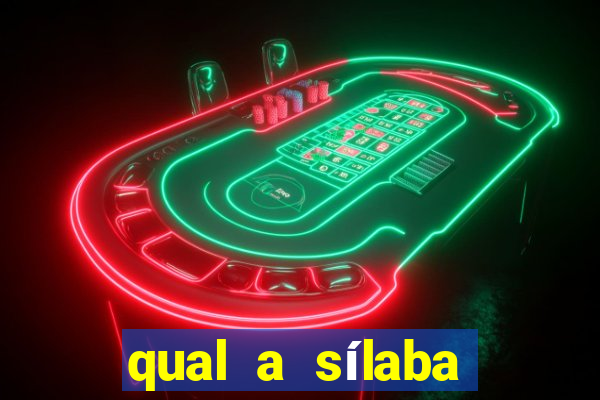 qual a sílaba t?nica de futebol