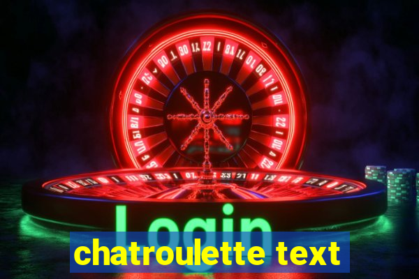 chatroulette text