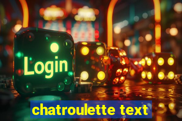 chatroulette text