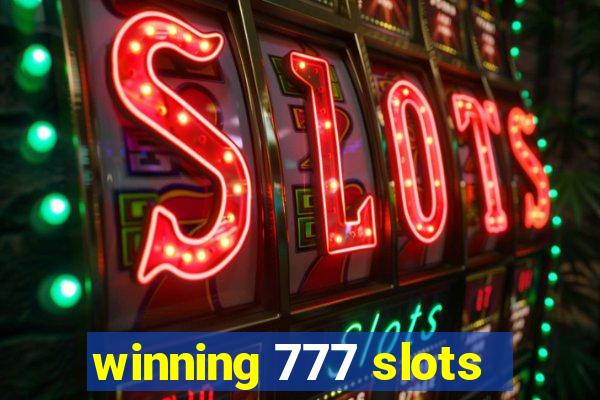 winning 777 slots