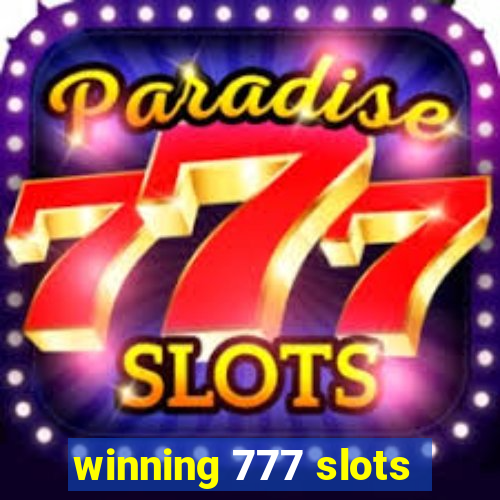 winning 777 slots