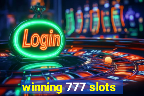 winning 777 slots