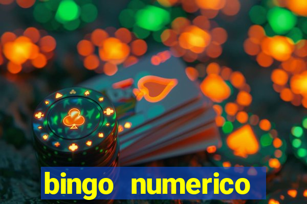 bingo numerico educa??o infantil