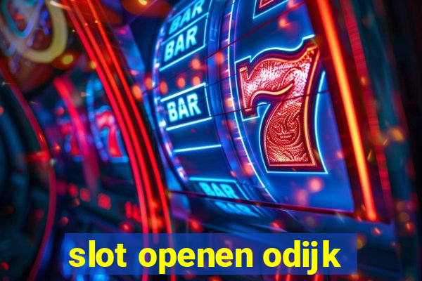 slot openen odijk