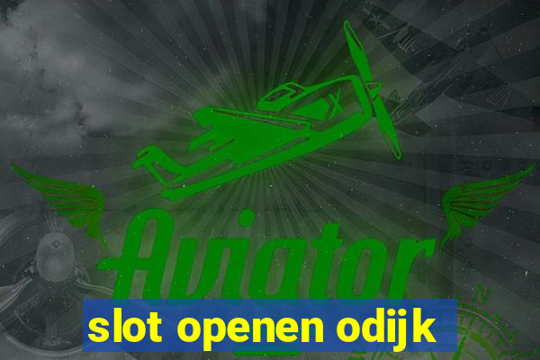 slot openen odijk