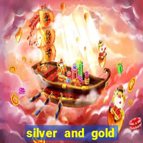 silver and gold slot machine