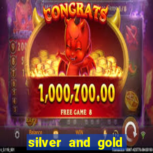 silver and gold slot machine