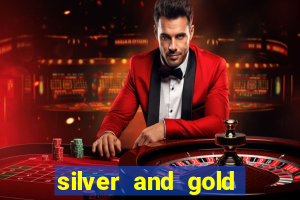 silver and gold slot machine